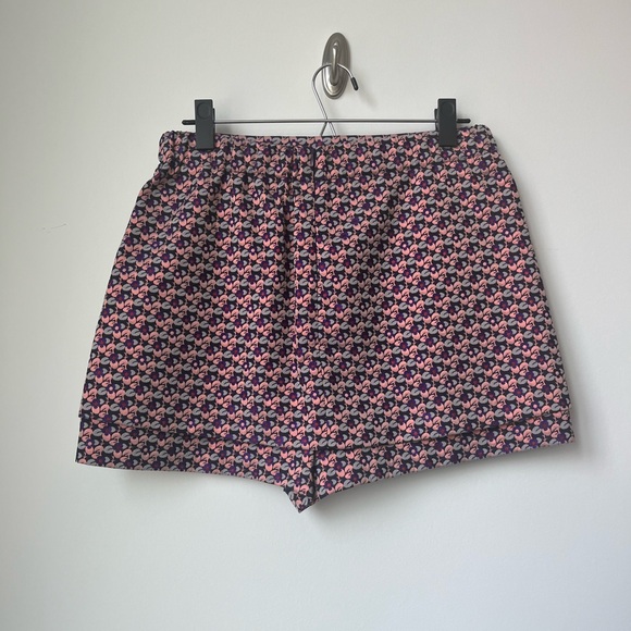 MAJE Shorts Purple Floral Jacquard Skirt Front
Skort Pockets Sz EU 40 / US 8 - Picture 4 of 6